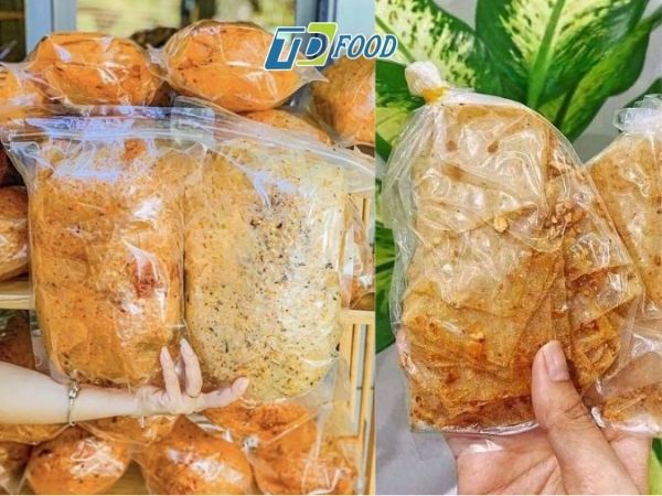 Nguyên liệu cần chuẩn bị để làm snack bánh tráng vị Tomyum